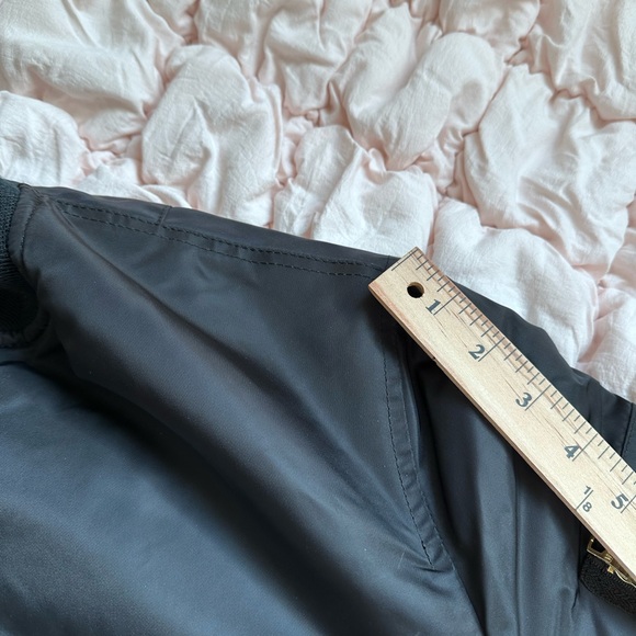 Alpha Industries MA-1 Bomber Jacket Black Men’s Large Tall - Picture 6 of 7